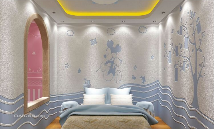 臥室用什么顏色硅藻泥 臥室裝修美圖