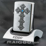 雙魚座Zippo Zippo十字架 Zippo藍石十字架