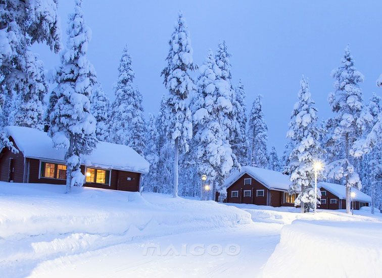 芬蘭雪景